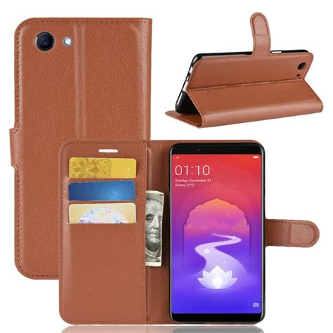 luxury flip leather case cover for oppo f7 youth for oppo realme 1 one cph1859 cph1861 phone