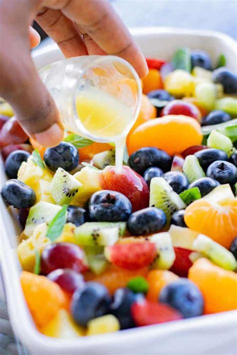 Easy Summer Fruit Salad Happy Food Healthy Life