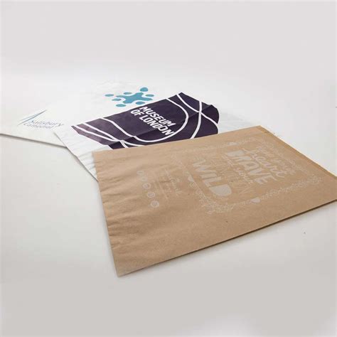 Printed Kraft Carrier Bags Custom Made Kraft Bags