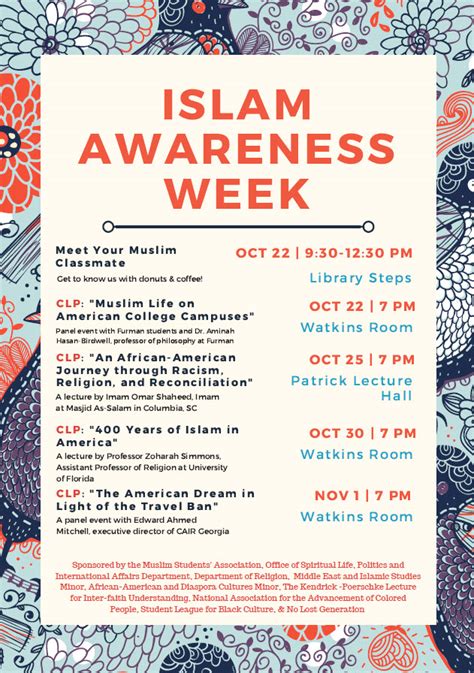 Islam Awareness Week Furman Library News