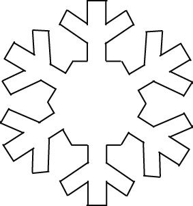 Oversized paper snowflake wall decor. Snowflake Template