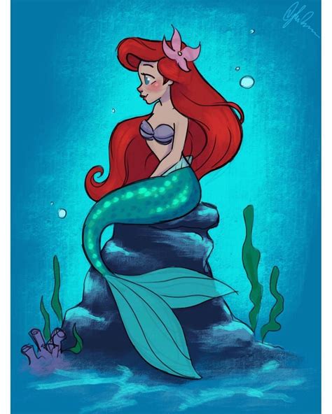 Ariel By Dylan Bonner Disney Princess Art Disney Fan Art Disney