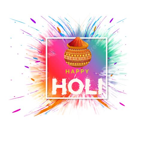 Happy Holi Poster Vector Hd Images Happy Holi Png Download Happy Holi