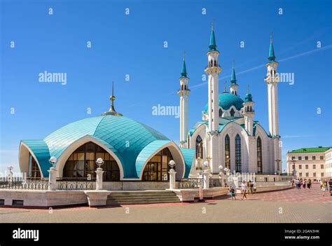 Kul Sharif Mosque In Kazan Kremlin Tatarstan Russia It Is Famous