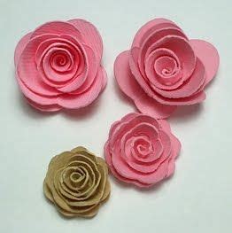 Download 3D Roses | Fiori in tessuto, Fiori di carta, Fiori con ...