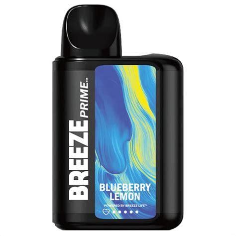 Breeze Prime 6000 Blueberry Lemon Disposable Vape Mobs Enterprise