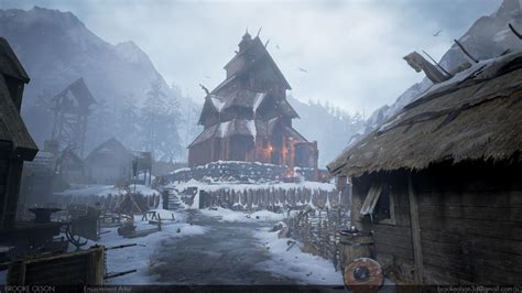 Viking Village — Polycount Viking Village Fantasy Places Fantasy