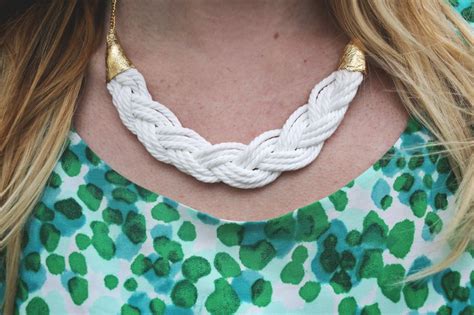 Braided Rope Necklace - A Beautiful Mess