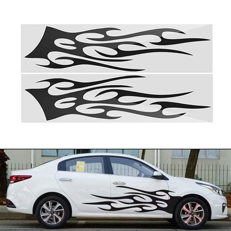 149cm42cm Sports Stripe Pattern Style Car Stickers Vinyl Decal For