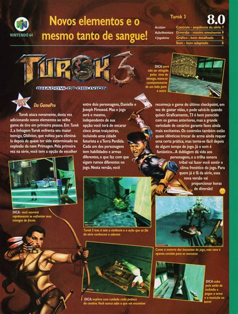 Turok Shadow Of Oblivion Of Nintendo In Super Gamepower N