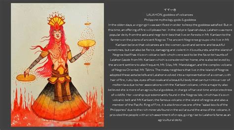 Lalahon Philippine Mythology God Art Deities