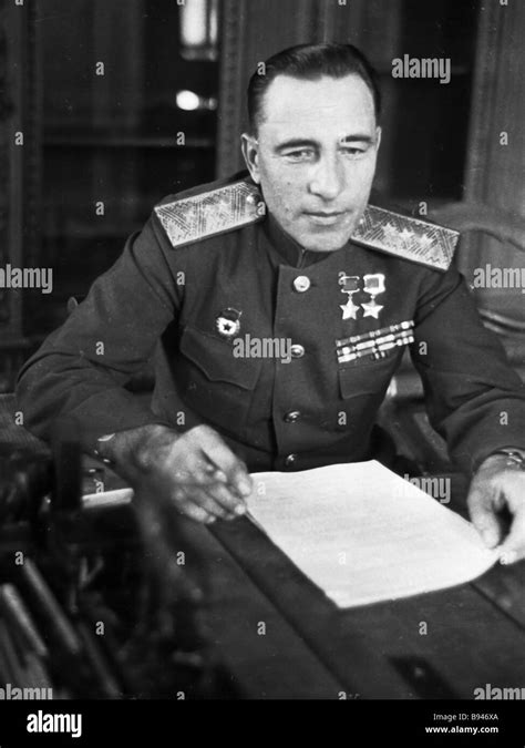 Colonel General Mikhail Katukov Stock Photo Alamy