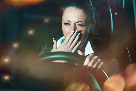Distracted Driving At Night Stock Image Image Of Safety Dangerous 46737113