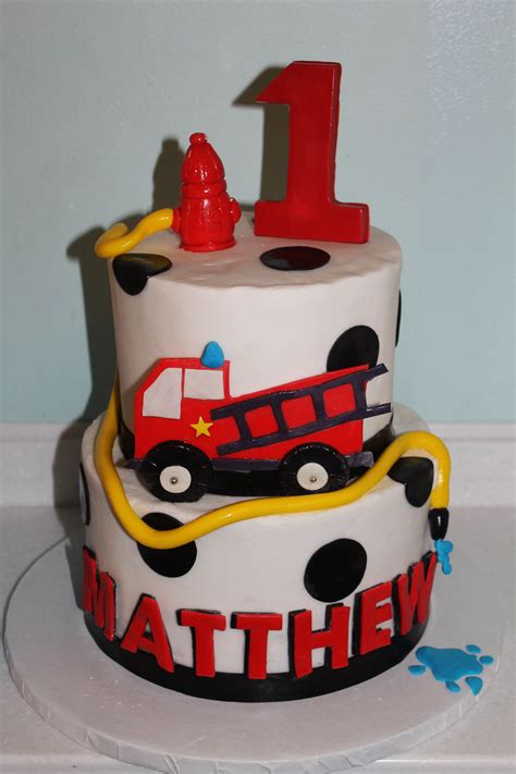 Fire Truck Cake First Birthday Fire Truck Cake Sugarush Red Bank