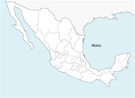 Vector Mapa De Republica Mexicana Mapa Politico De Mexico Vector Images