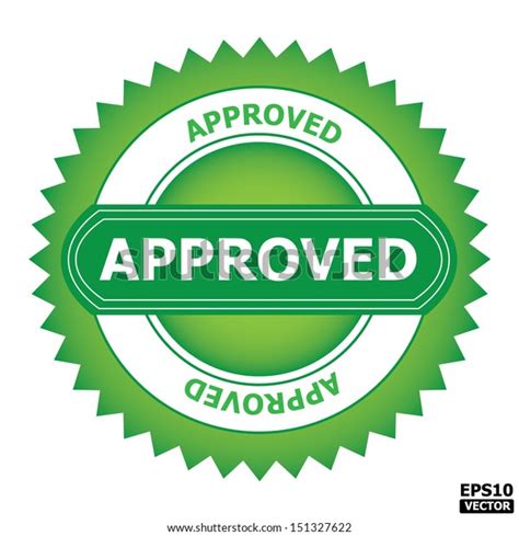 Approved Rubber Stamp Signeps10 Vector Stock Vector Royalty Free 151327622 Shutterstock