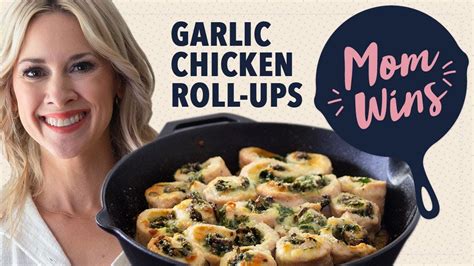 How To Make Garlic Chicken Roll Ups With Bev Weidner Mom Wins Food Network Youtube