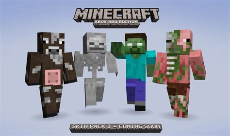 Minecraft Xbox 360 Edition Skin Pack 3 Coming Soon Xbox One Xbox