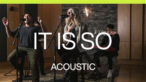 It Is So Acoustic At Midnight Elevation Worship Youtube