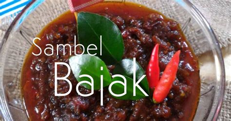 Resep sambal bajak teri patut dicoba di rumah. Sambal bajak - 79 resep - Cookpad