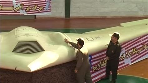 Iran Shows Alleged U S Stealth Drone On Tv Page