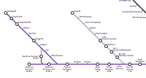 London Underground Map Crossrail