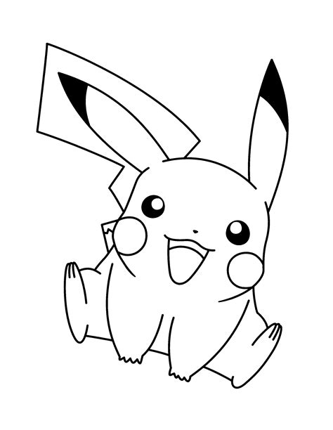 Pikachu Kawaii Dibujos Para Dibujar Colorear Imprimir Y Recortar Reverasite