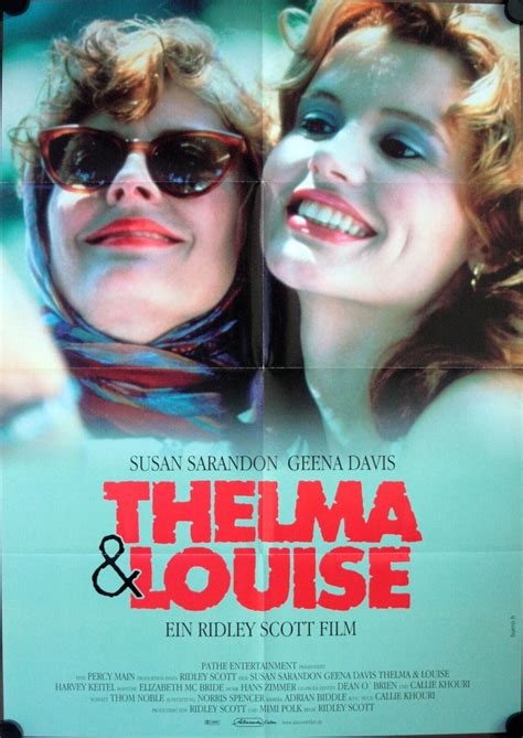 Thelma Louise German Movie Poster A1 Susan Sarandon Geena Davis