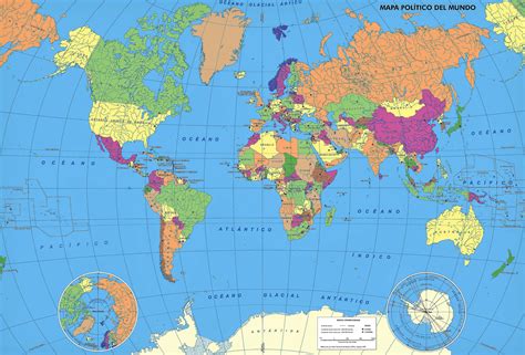 Mapamundis Pol Ticos Para Imprimir Mapas Del Mundo De Todo Tipo