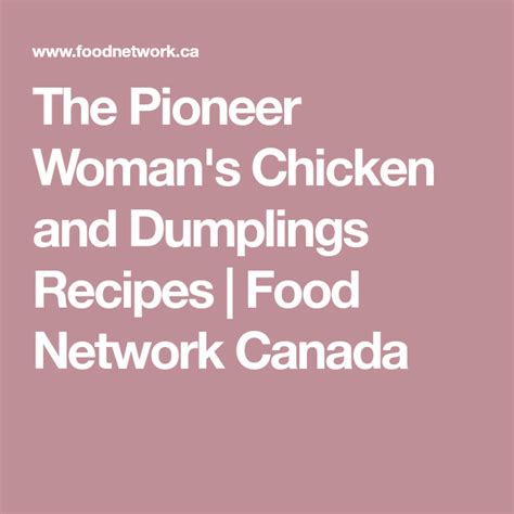 When autocomplete results are available use up and down arrows to review and enter to select. The Pioneer Woman's Chicken and Dumplings | Recipe ...