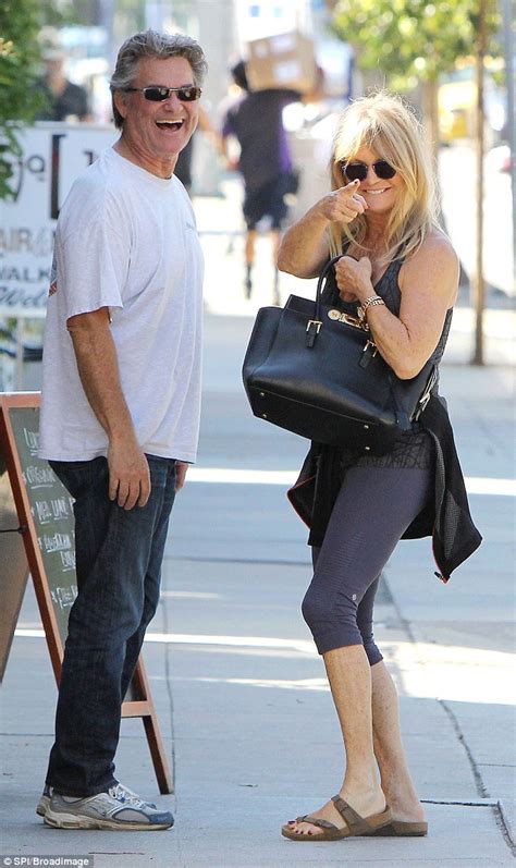 Goldie Hawn And Kurt Russell Indulge In Sweet Pda On Lunch Outing In La
