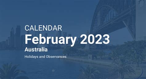 Printable 2023 Calendar Australia Calendar 2023 With Federal Holidays