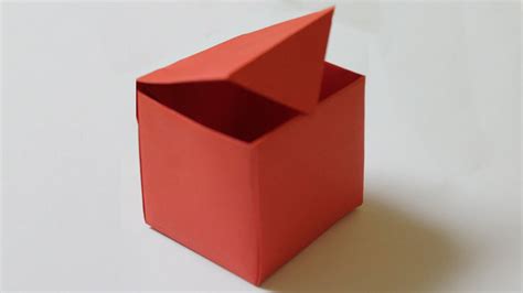 After that, there's a couple of internal cuts. How to make a paper box that opens and closes - YouTube