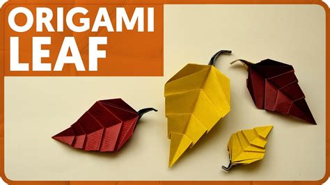 Origami Leaf Youtube
