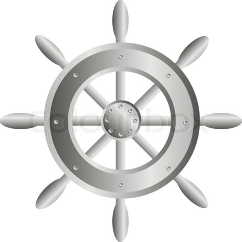 Maybe you would like to learn more about one of these? Ship steering wheel icon on white background | Stock ...