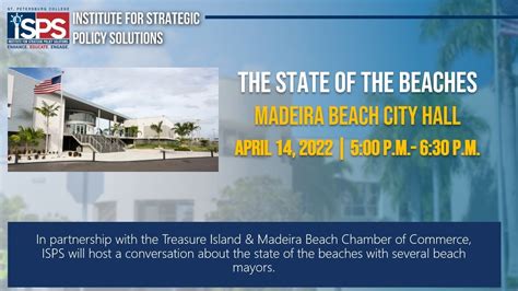 State Of The Beaches Mayors Town Hall Youtube