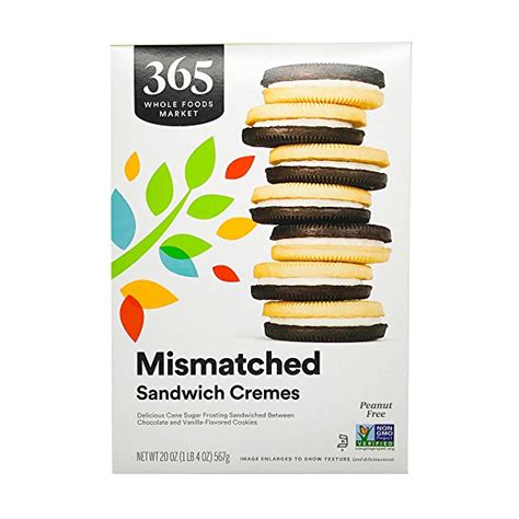 Cookies Mismatched Sandwich Cremes Chocolate And Vanilla Flavored 20