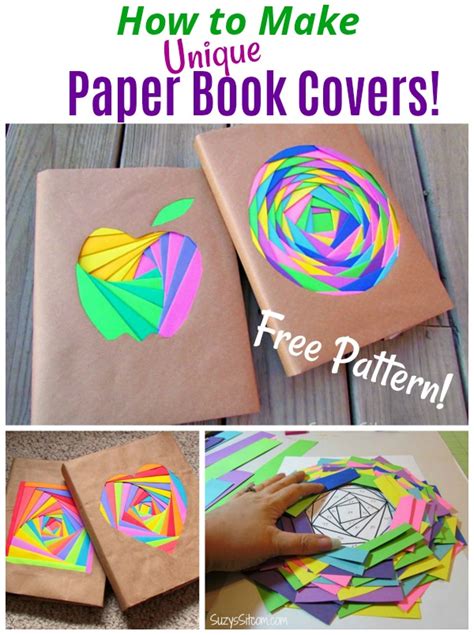 How To Make Beautiful Book Covers With Paper Includes Free Patterns