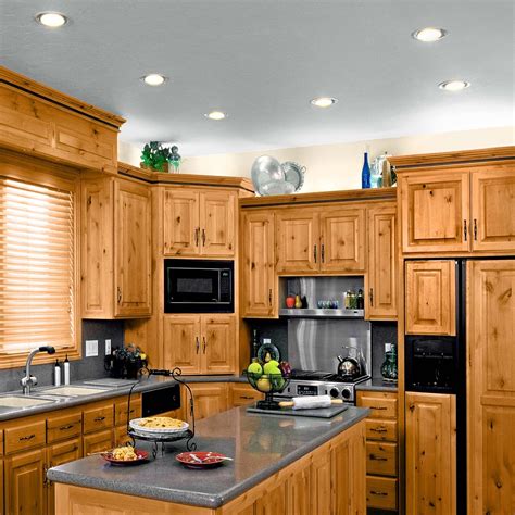 Sometimes wood paneling can't be painted. kitchen recessed ceiling lights lighting ideas installing ...