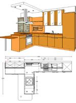 Our cabinets come in an. China Stock Kitchen Cabinet (Drawing) - China Kitchen ...