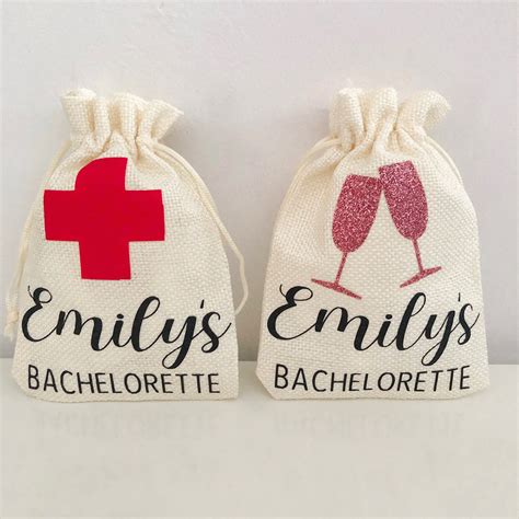 Bachelorette Party Favors Custom Hangover Kits Etsy
