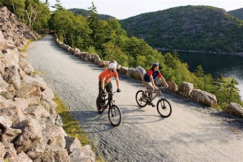 Bicycling In Acadia National Park Bicycle New England