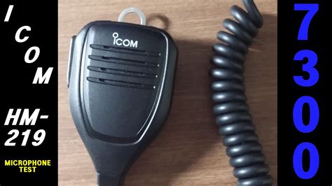 Icom 7300 Hm219 Stock Mic Over The Air Dx Audio Test Youtube