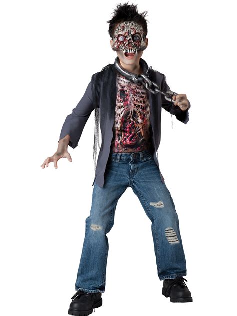 Zombie Unchained Horror Costume For Kids Ebay