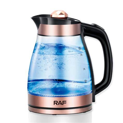 Raf Samovar Tea Pot Fast Water Boiler Glass Hot Water Electric