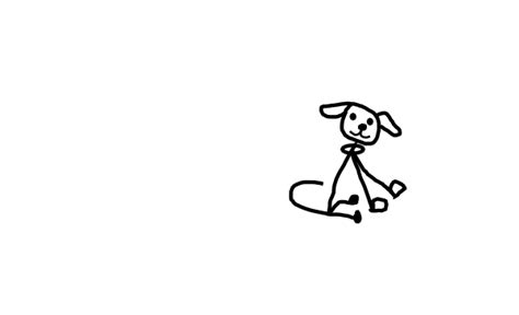 Stick Figure Kidsdog Clip Art At Vector Clip Art Online