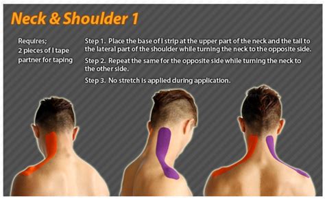 Kinesiology Taping Instructions For The Neck And Shoulder Ktape Ares