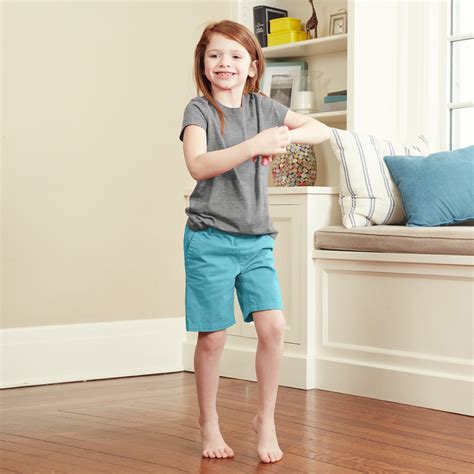 The Kids Chino Short Solid Color Kids Shorts I