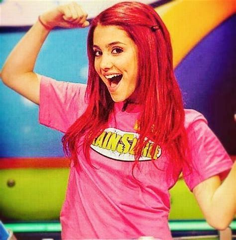 ariana grande as cat valentine on victorious famous celebrities favorite celebrities celebs