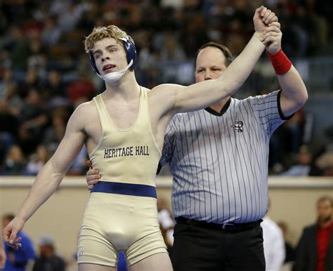 Class 6a State Wrestling Yukons Boo Lewallen Wins Third Consecutive Title